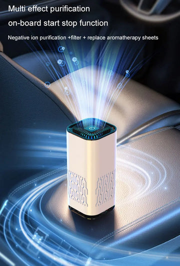 Mini HEPA Air Purifier – Car & Bedroom Air Cleaner